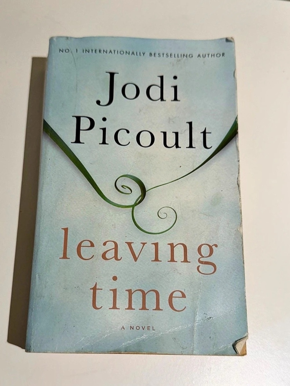 Ballantine Books Leaving Time by Jodi Picoult Paperback Novel Blue & Green